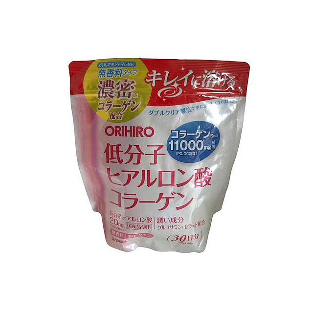 Orihiro Low Molecular Hyaluronic Acid Collagen Bag T...